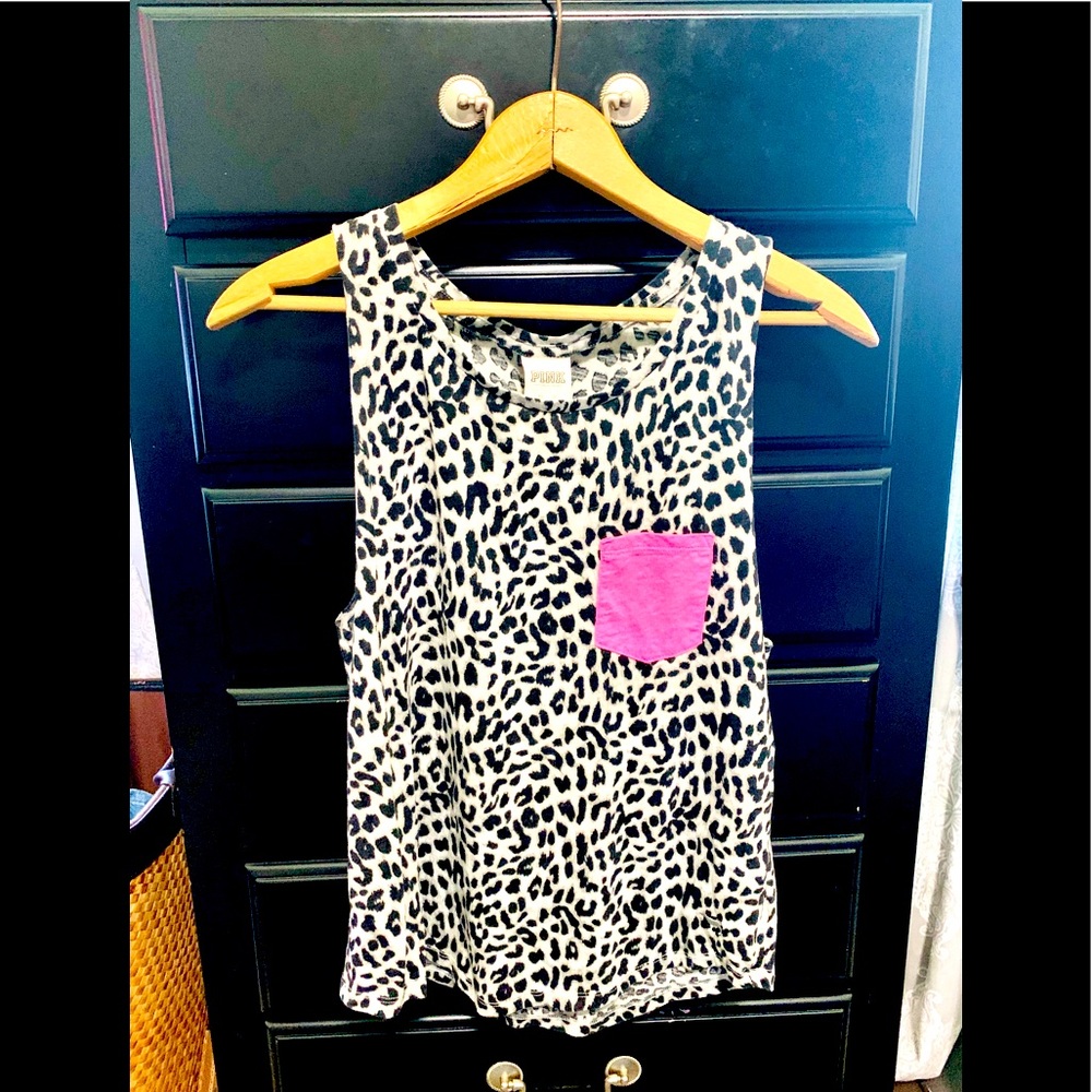 PINK Victoria’s Secret XS Tank Top Women Junior Sleeveless Shirt Summer